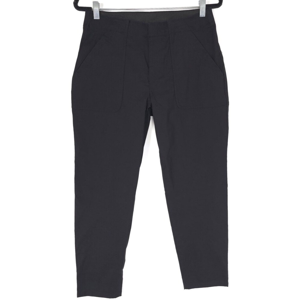 EDDIE BAUER Women’s NWOT Pants Ankle Stretch 8 Black C1597462